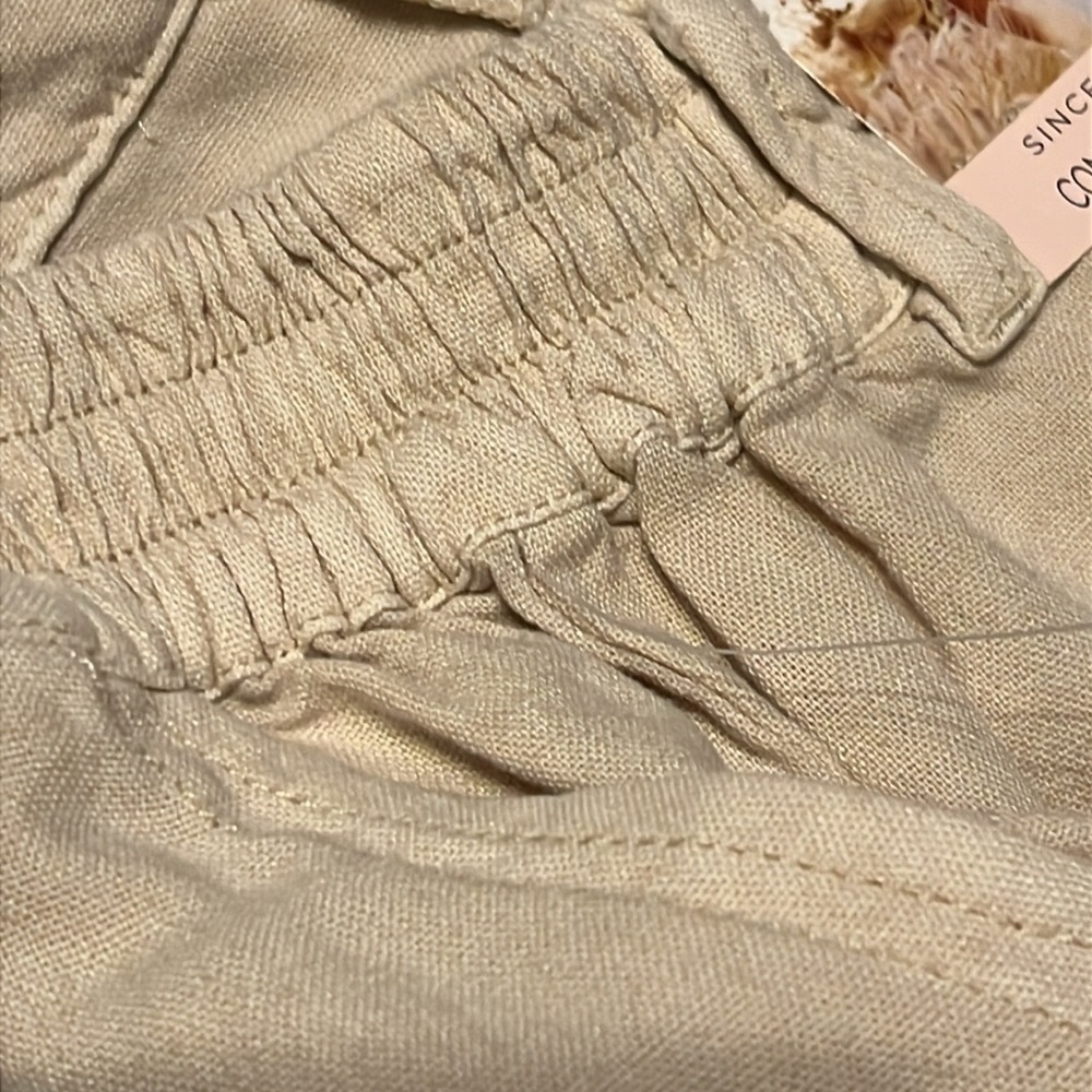 Sincerely Jules Convertible Linen Blend XL  Pull on Pants - Picture 9 of 9